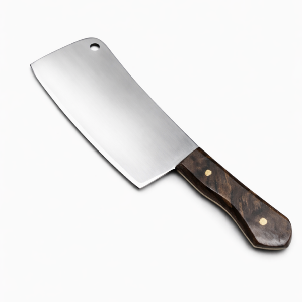 Hacha Hoja Inox, Mango Madera